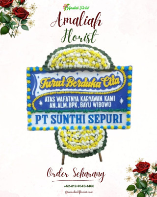 Papan Bunga Duka di Gome